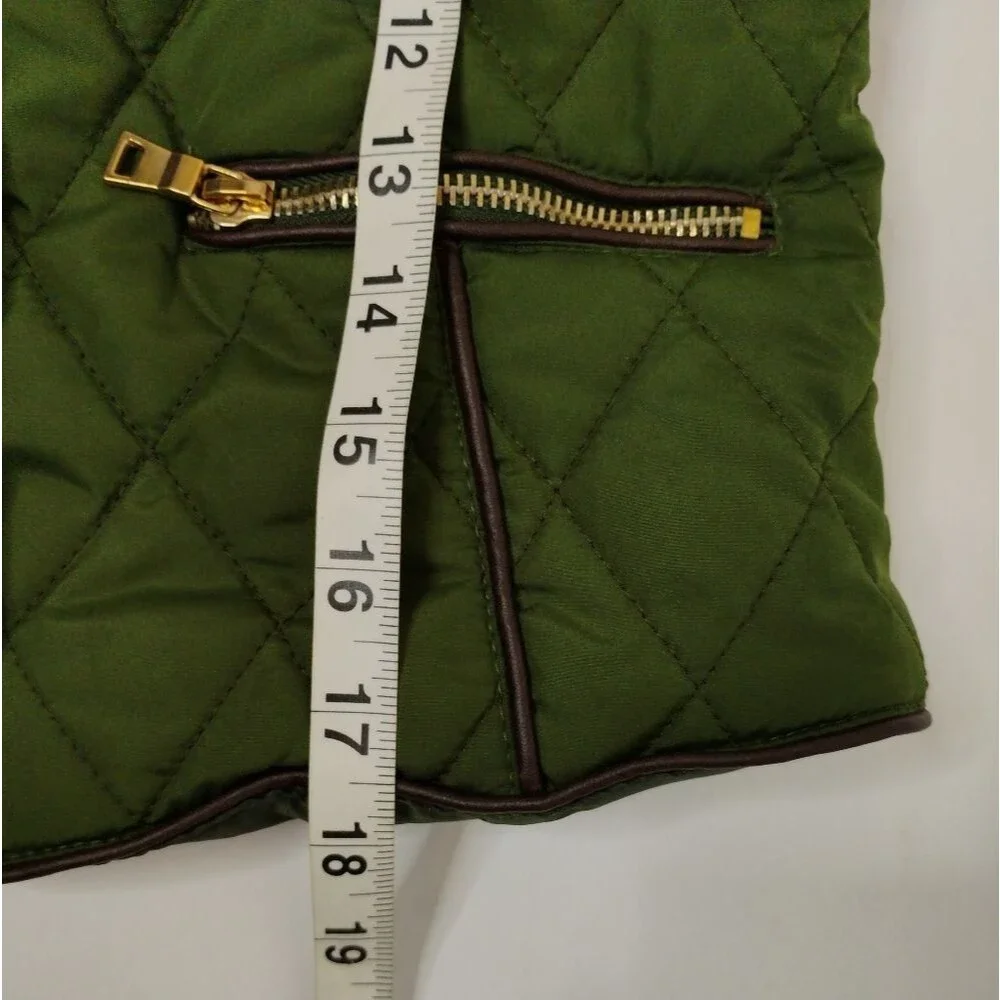 Honigman Kids Green Vest Quilted with Hood Green size 10